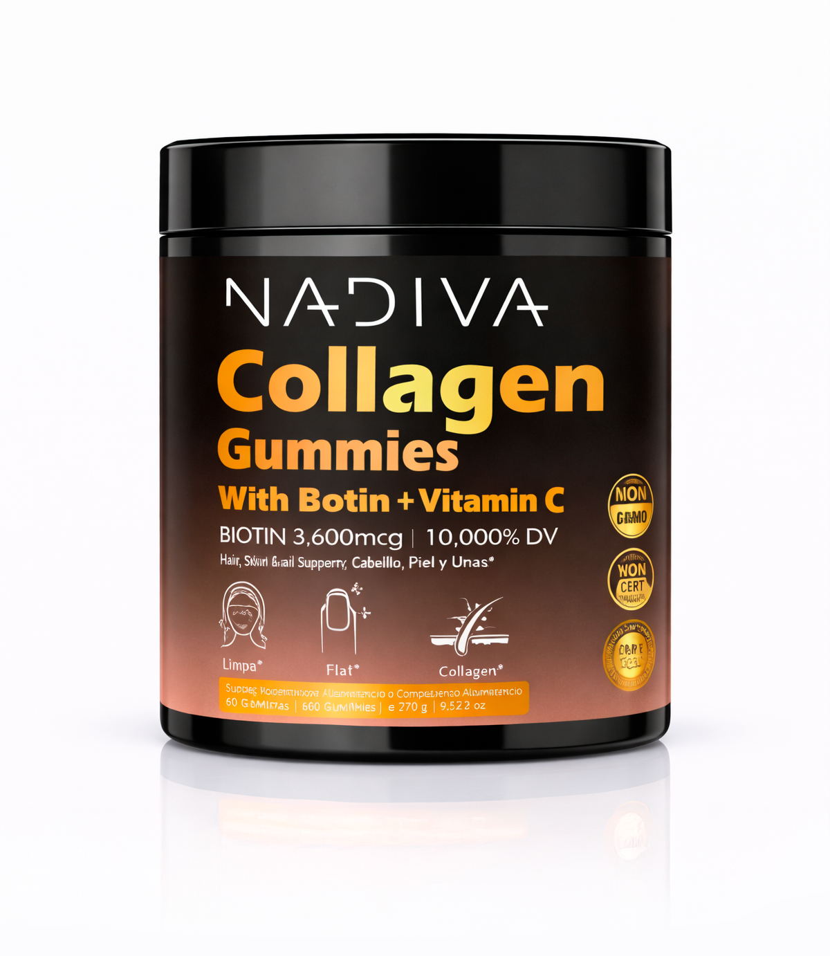 Collagen Gummies | Rebuild your skin | Strengthen your nails | Revive your hair | 60 gummies