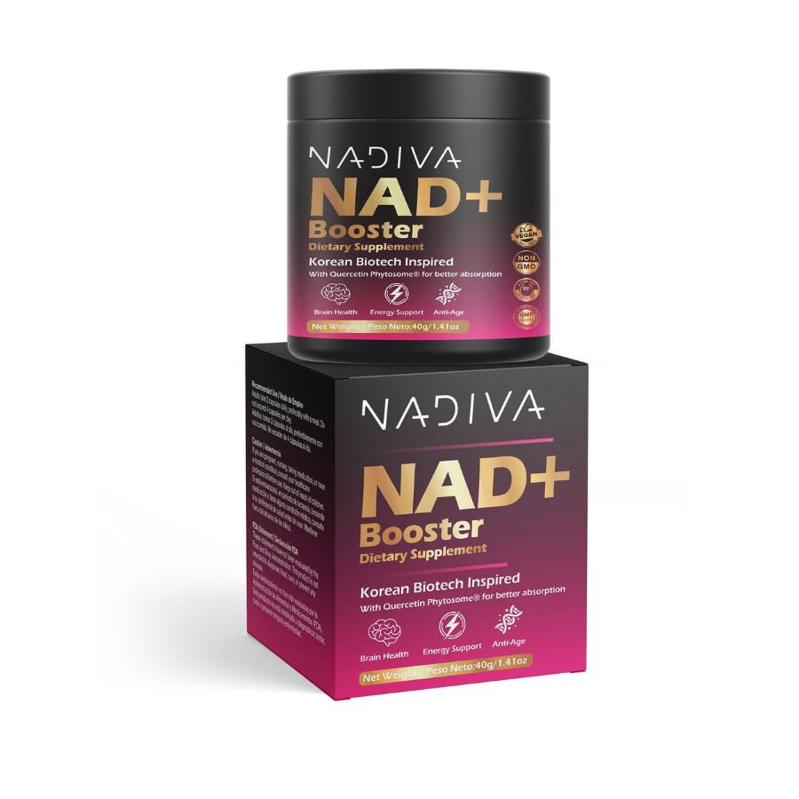 NAD+Booster - Ribósido de niacinamida liposomal + resveratrol | 900 mg 
