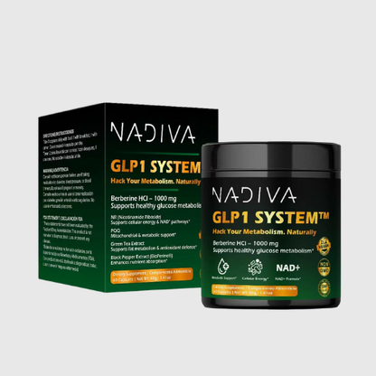 NADIVA Berberine NAD+ GLP-1 Activator | Natural Ozempic Alternative | Metabolic Support