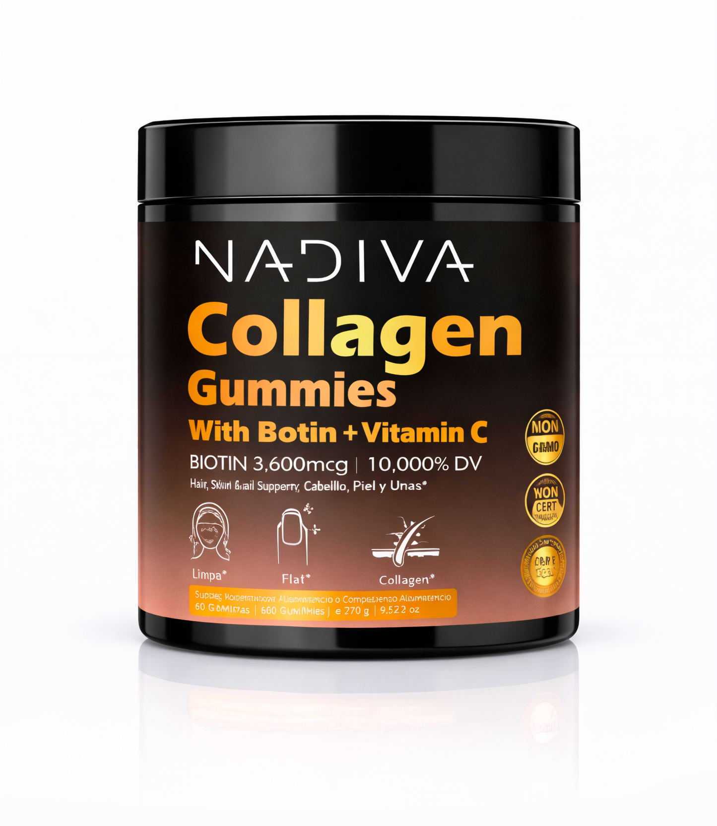 Collagen Gummies | Rebuild Your Skin | Strengthen Your Nails | Revive Your Hair | 60 gummies