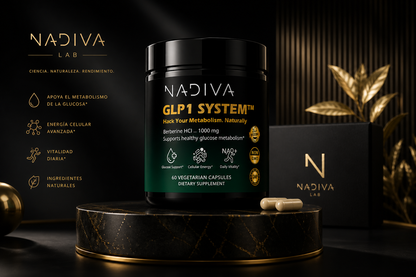 NADIVA Berberine NAD+ GLP-1 Activator | Natural Ozempic Alternative | Metabolic Support |GLP-1 System