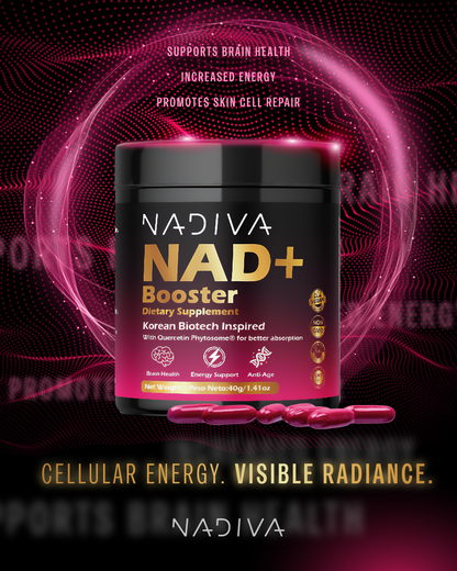 NAD+Booster - Ribósido de niacinamida liposomal + resveratrol | 900 mg 