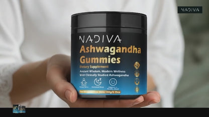 Gomitas de ashwagandha Nadiva | Alivio natural del estrés y equilibrio diario